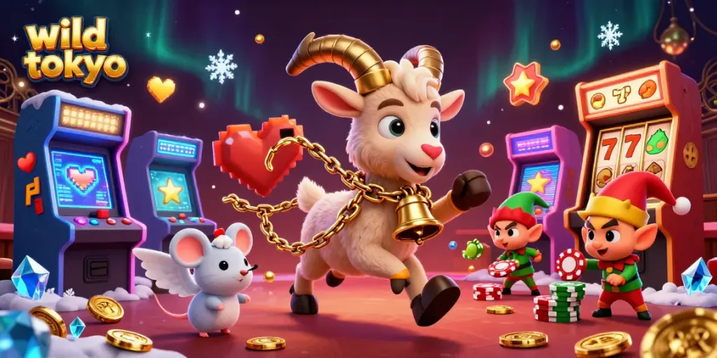 Experience electrifying fun at wild tokyo casino with a spooky gaming adventure featuring playful characters.